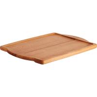 Поднос сервировочный прямоугольный;бук;,H=2,L=41,B=30см;бежев.