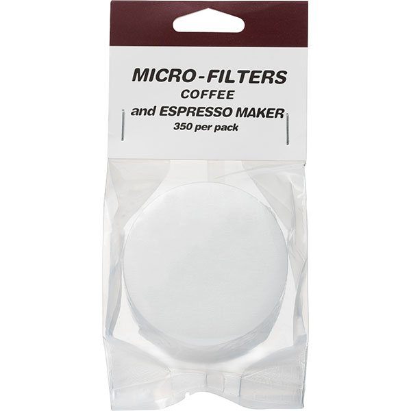 Фильтры для кофе для аэропресса[350шт];бумага;D=62,H=0,1мм;белый