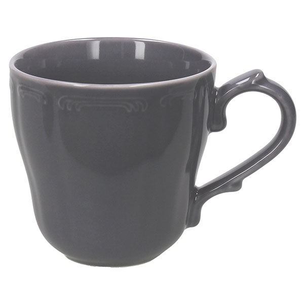 Кружка «В.Виена Шарм»;фарфор;350мл;D=94,H=95,L=135мм;серый