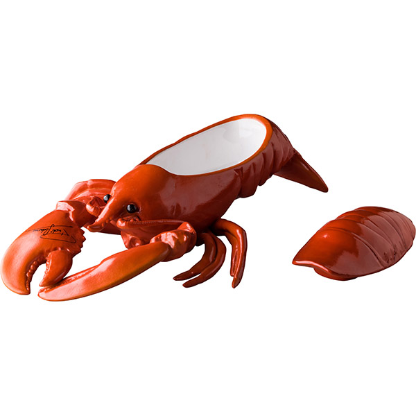 Емкость для закусок «Ро Дизайн Бай Эрбиси» в виде лобстера;керамика;,H=95,L=345,B=210мм;красный