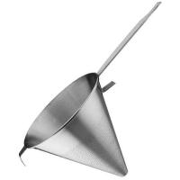 Дуршлаг китайский;сталь нерж.;D=10,H=7,L=21см;металлич.