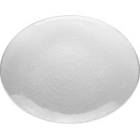 Блюдо «Элла» овальное;стекло;,L=34,B=26см;прозр.