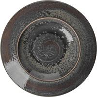 Блюдо сервировочное «Революшн Гранит»;фарфор;445мл;D=305,H=35мм;коричнев.