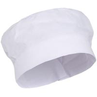 Шапочка поварская «Таблетка» с резинкой;хлопок;белый