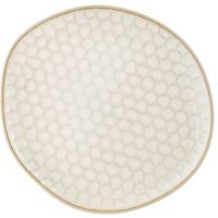 Тарелка «Кюпсели» мелкая;керамика;,L=22,B=20,5см;бежев.