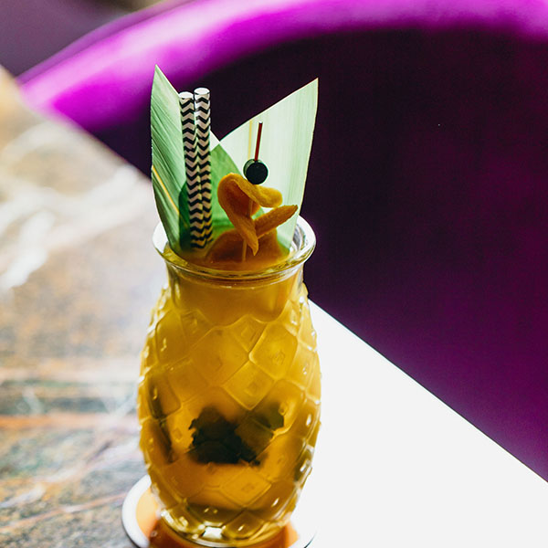 Стакан для коктейлей «Ананас»;стекло;0,7л