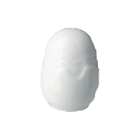 Перечница «Мелодия»;фарфор;D=30,H=65,B=45мм;белый