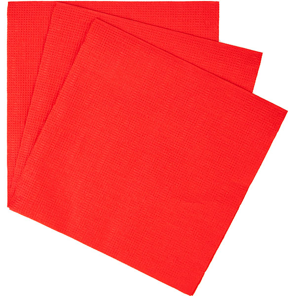 Салфетки «Папирус» 33*33см[300шт];бум. салфет.;,H=12,L=33,B=16,5см;красный