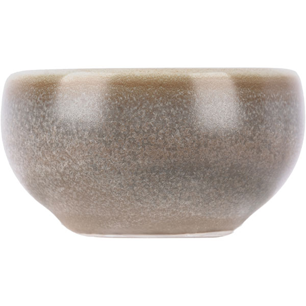 Соусник «Агава»;фарфор;70мл;D=7,H=4см;матовый,зелен.