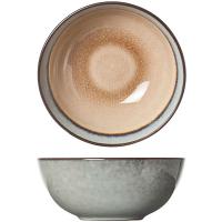 Салатник;керамика;D=16,H=6см;коричнев.,голуб.