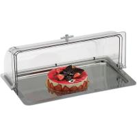 Крышка раздвижная для корзин и подносов;акрил;,H=17,L=53,B=32,5см;прозр.