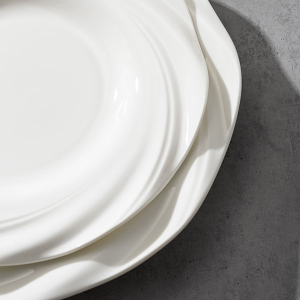 Тарелка мелкая;фарфор;D=285,H=33мм;белый