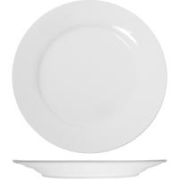 Тарелка «Кунстверк» мелкая;фарфор;D=185,H=20мм;белый