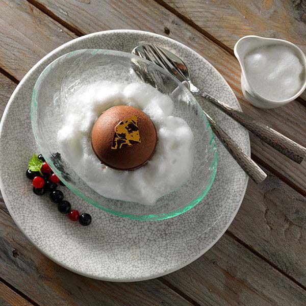 Тарелка «Инк Грэй» мелкая;фарфор;D=25,2см;белый,серый