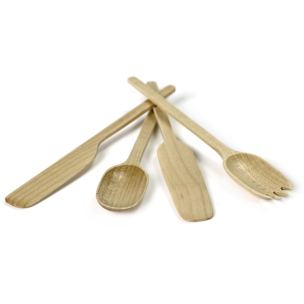Лопатка д/масла «Мерси»[4шт];дерево;,L=140,B=21мм
