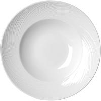 Тарелка глубокая «Спайро»;фарфор;450мл;D=300,H=55мм;белый