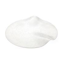 Блюдо ручная работа;фарфор;D=21см;белый