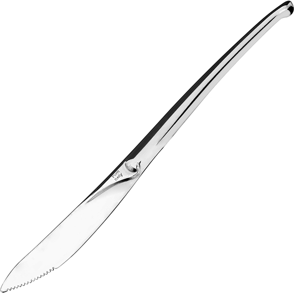 Нож столовый «Снейк»;сталь нерж.;,L=225,B=17мм;металлич.