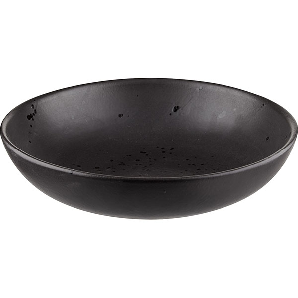 Тарелка глубокая «Оникс»;керамика;D=24,H=6см;черный
