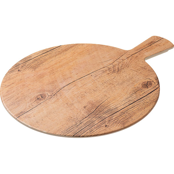 Блюдо для подачи с ручкой;пластик;D=32см