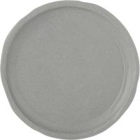Тарелка «Нау» мелкая;керамика;D=210,H=18мм;серый,серый