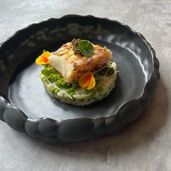 Тарелка «Ро Дизайн Бай Кевала» с бортом;керамика;D=200,H=55мм;черный