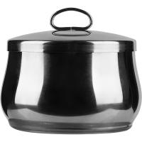 Сахарница;сталь нерж.;350мл;D=85,H=90мм;металлич.