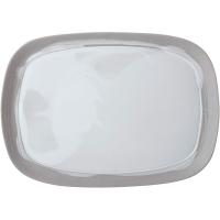 Блюдо «Нау» прямоугольное;керамика;,L=33см;белый,серый