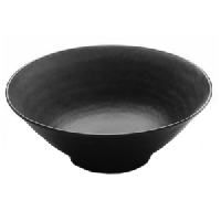 Салатник «Зен»;пластик;1,1л;D=24,8см;черный