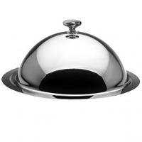 Баранчик с блюдом;сталь нерж.;D=32,H=13,2,L=35см;металлич.