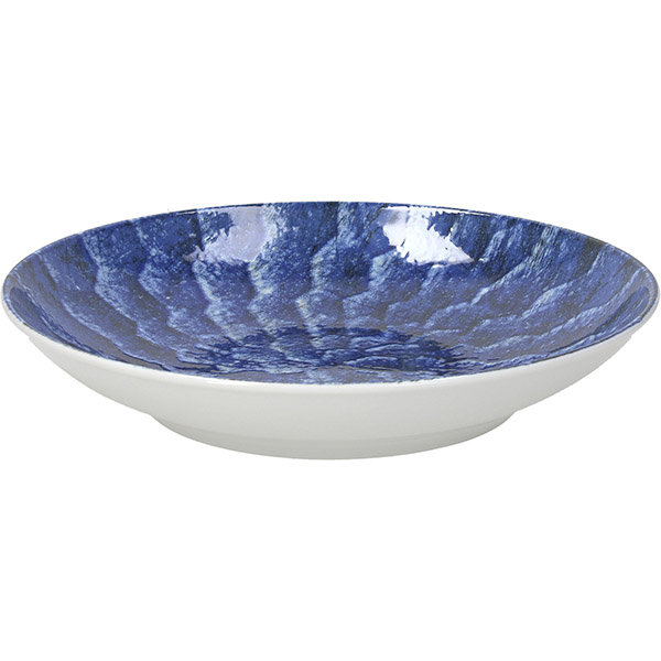 Тарелка глубокая «Аликуди»;фарфор;1,1л;D=26,H=5см;синий