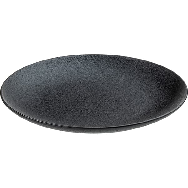 Тарелка «Кунстверк Блэк» мелкая;фарфор;D=18,H=2см;черный