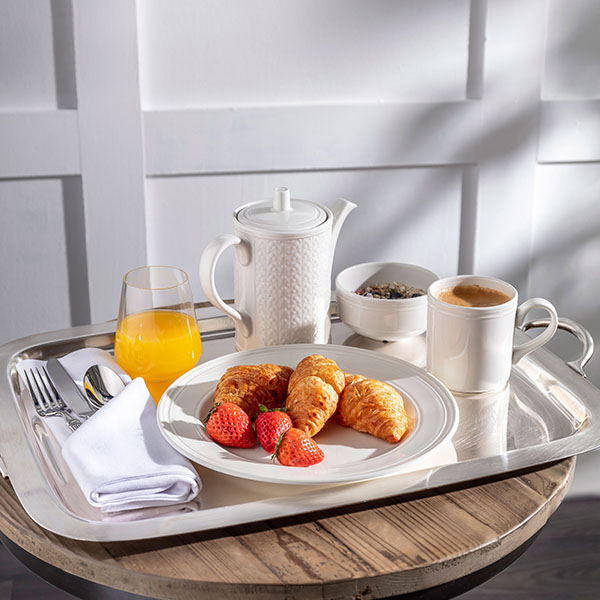 Тарелка «Бид»;фарфор;D=28,5см;белый