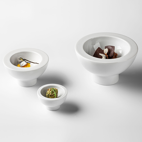 Салатник «Этник»;фарфор;400мл;D=160,H=95мм;белый