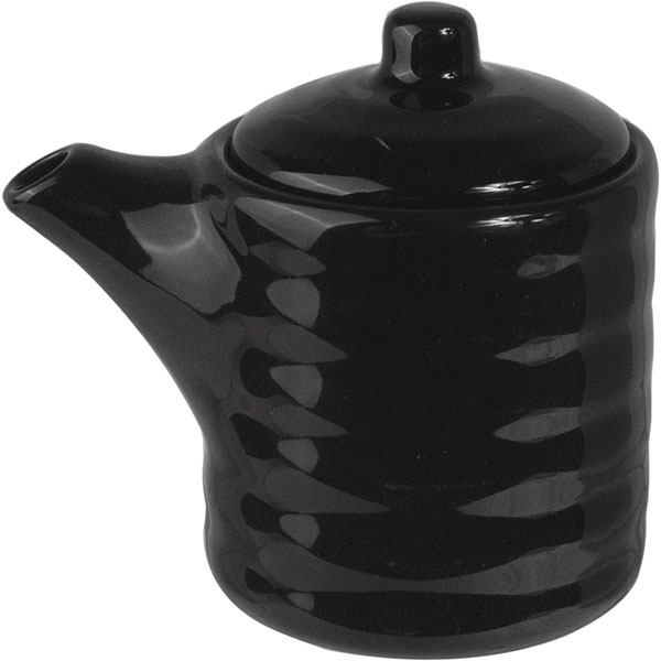 Соусник-бутылка «Кунстверк»;фарфор;150мл;D=65,H=89мм;черный