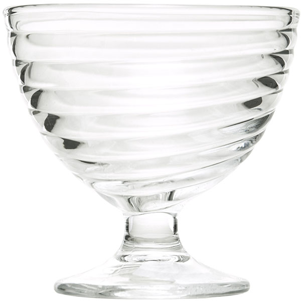 Креманка «Свирл»;стекло;300мл;D=10,2,H=10,5см;прозр.