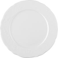 Тарелка «Флер Бьянко» мелкая;фарфор;D=31см;белый