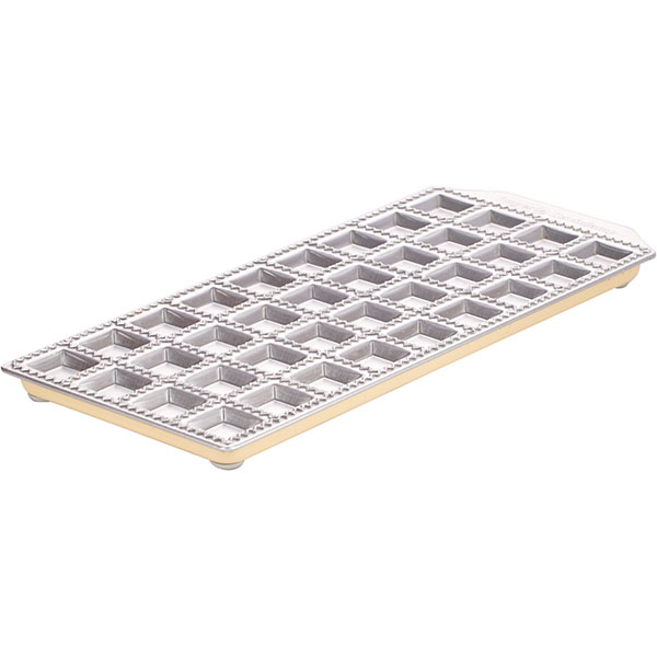 Форма д/равиоли со скалкой 36 ячеек;алюмин.,дерево;,L=32,5,B=14см;металлич.