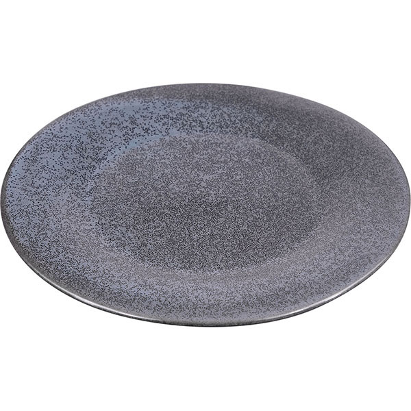 Тарелка «Млечный путь бирюза»;фарфор;D=20см;бирюз.,черный