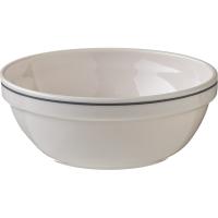 Салатник «Рисепшн»;стекло;300мл;D=120,H=45мм;слон.кость,серый