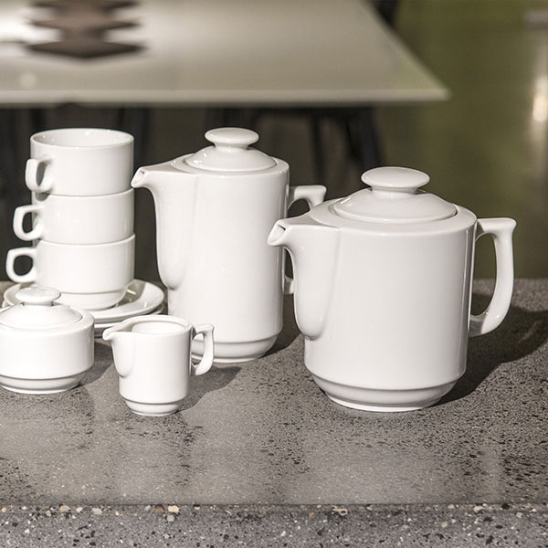 Чашка чайная «Прага»;фарфор;250мл;D=85,H=64мм;белый