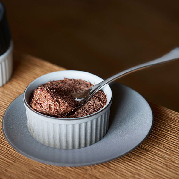 Тарелка «Экинокс» мелкая;керамика;D=215,H=25мм;серый