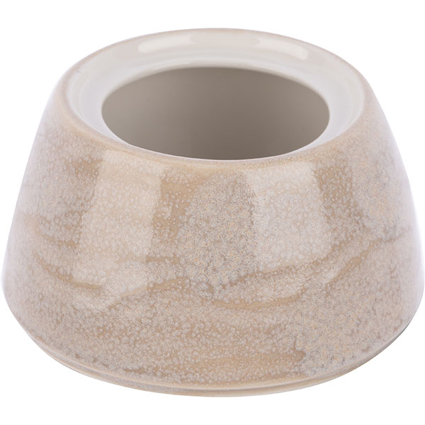 Сахарница с крышкой «Революшн Сэндстоун»;фарфор;200мл;D=75,H=85мм;бежев.