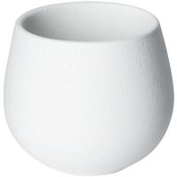 Стакан для горячих напитков Nutty;фарфор;150мл;белый