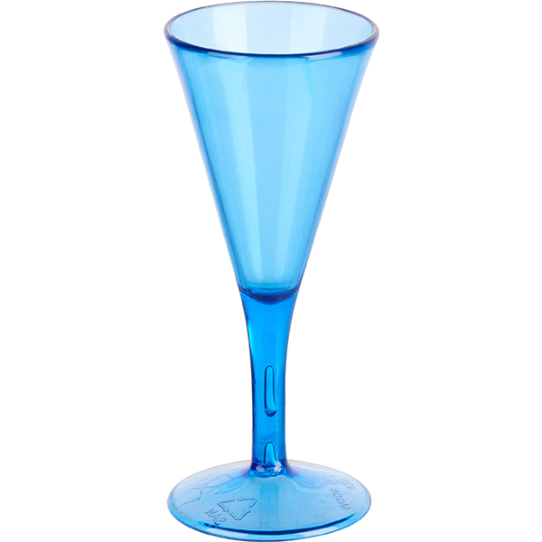 Рюмка;поликарбонат;60мл;голуб. Рюмка;поликарбонат;60мл;голуб.