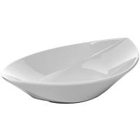 Салатник «Нами»;фарфор;D=260,H=35мм;белый