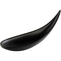 Ложка для комплимента;пластик;,H=45,L=145,B=45мм;черный