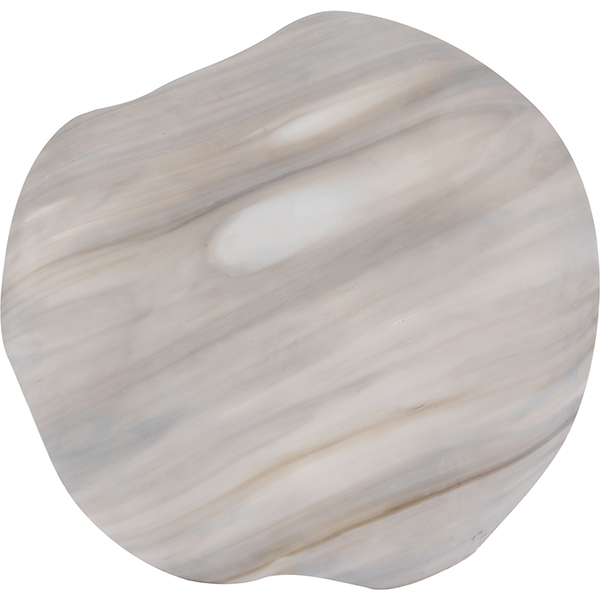 Блюдо для подачи «Нордик»;стекло;100мл;D=26см;серый