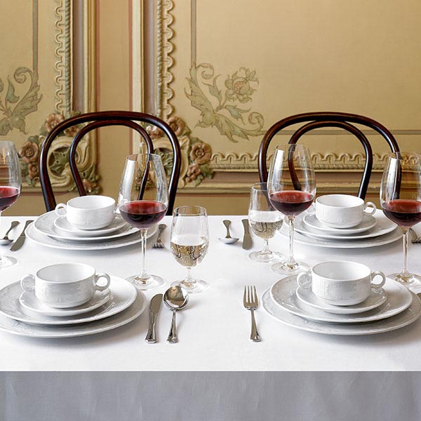 Тарелка «Моцарт» мелкая;фарфор;D=165,H=10мм;белый