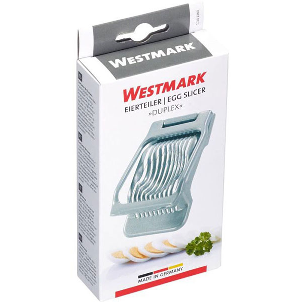 Яйцерезка(кольцами);алюмин.,сталь нерж.;,H=16,L=10,B=2см;металлич.